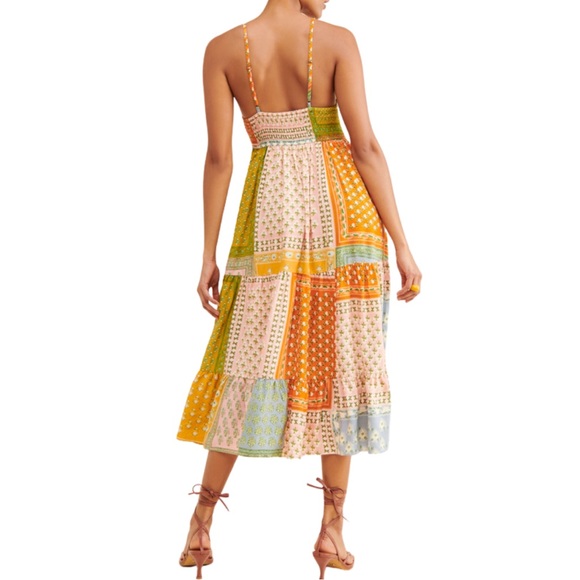 Jen's Pirate Booty Women's Wild Side Patchwork Midi Dress - Picture 7 of 9